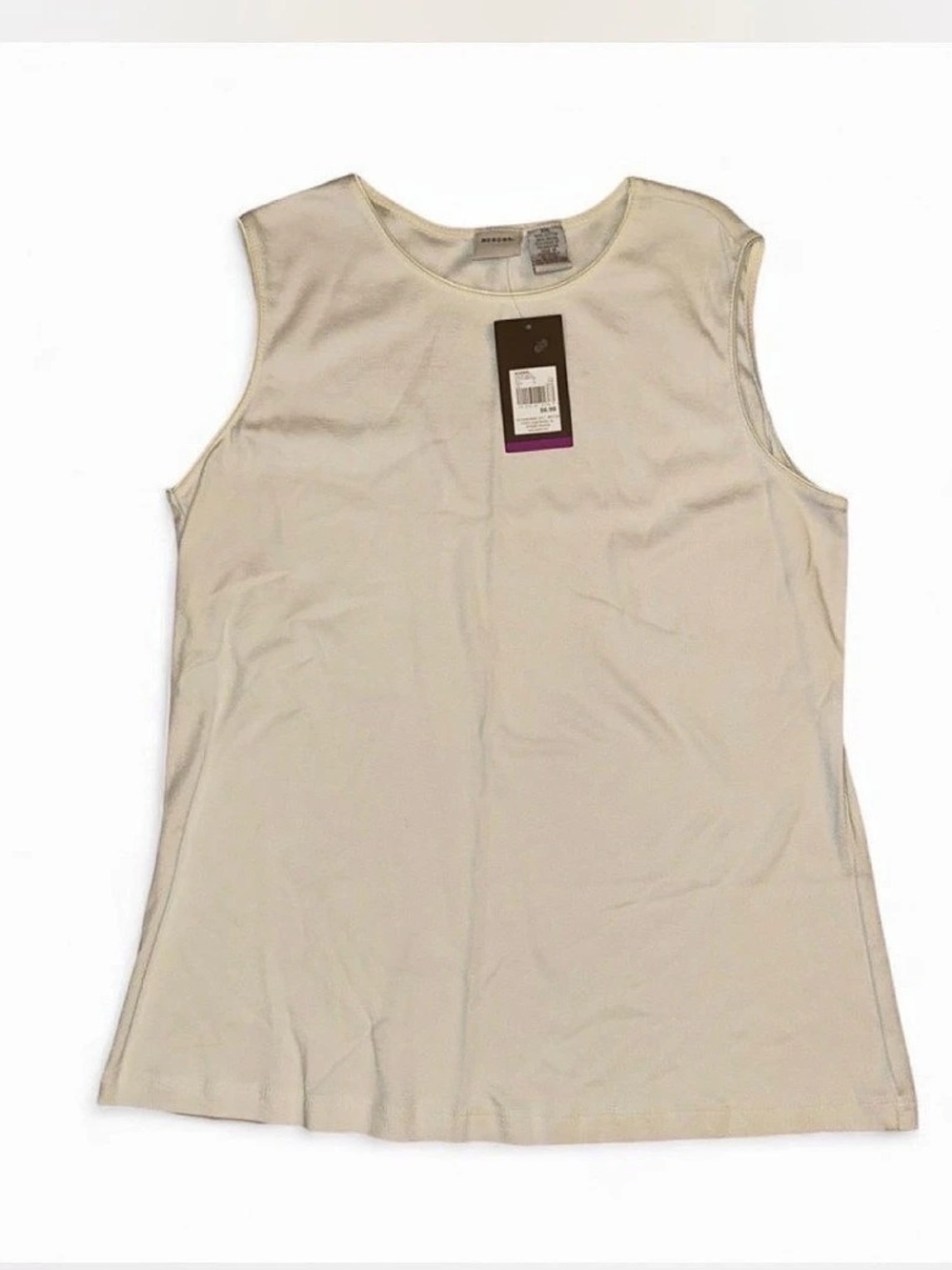 Merona Sleeveless Tank in Beige XXL NWT